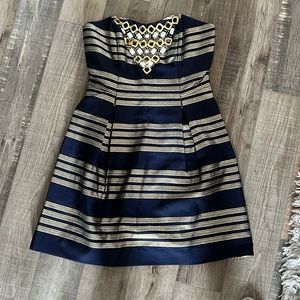 Lilly Pulitzer Strapless Fit and Flare Dress